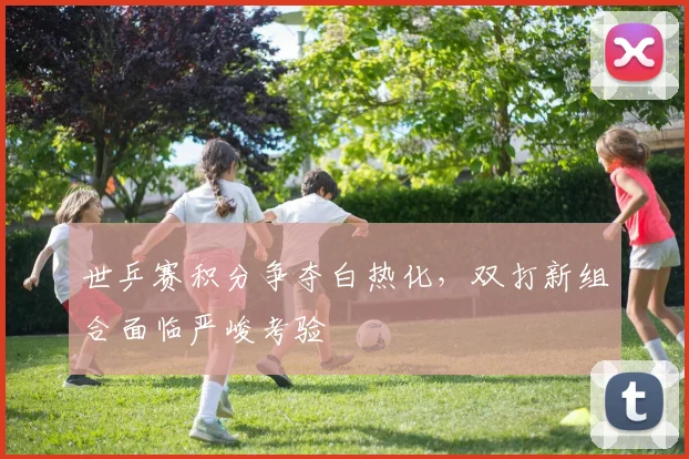 世乒赛积分争夺白热化，双打新组合面临严峻考验